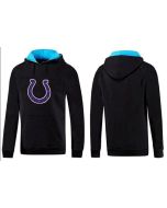 Indianapolis Colts Logo Pullover Hoodie Black & Blue