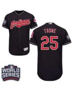 indians #25 Jim Thome Navy Blue Flexbase Authentic Collection 2016 World Series Bound Stitched MLB Jersey