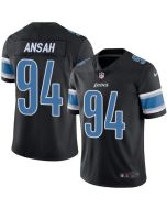 Lions #94 Ziggy Ansah Black Youth Stitched NFL Limited Rush Jersey