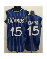 Magic #15 Vince Carter Blue Throwback Stitched NBA Jersey