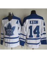 Maple Leafs #14 Dave Keon White CCM Throwback Winter Classic Stitched NHL Jersey