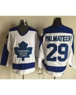 Maple Leafs #29 Mike Palmateer White/Blue CCM Throwback Stitched NHL Jersey