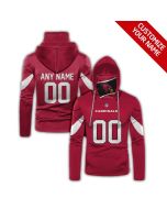 Men's Arizona Cardinals 2020 Red Customize Hoodie Mask