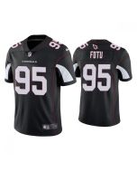 Men's Arizona Cardinals #95 Leki Fotu Black Vapor Untouchable Limited Stitched Jersey
