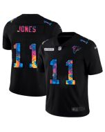 Men's Atlanta Falcons #11 Julio Jones 2020 Black Crucial Catch Limited Stitched Jersey