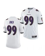 Men's Baltimore Ravens #99 Jayson Oweh White 2021 Vapor Untouchable Limited Stitched Jersey