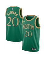 Men's Boston Celtics #20 Gordon Hayward Green City Edition Swingman Stitched Jersey