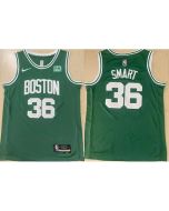 Men's Boston Celtics #36 Marcus Smart Green Stitched Basketball Jersey