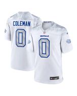 Men's Buffalo Bills #0 Keon Coleman White Rivalries Collection Game Jersey (White)