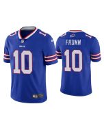 Men's Buffalo Bills #10 Jake Fromm Blue Vapor Untouchable Limited Stitched Jersey