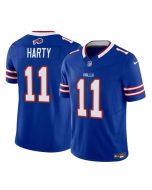 Men's Buffalo Bills #11 Deonte Harty Blue 2023 F.U.S.E. Vapor Untouchable Limited Stitched Jersey