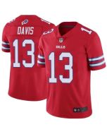 Men's Buffalo Bills #13 Gabriel Davis Red Vapor Untouchable Limited Stitched Jersey