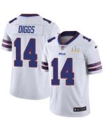 Men's Buffalo Bills #14 Stefon Diggs White 2021 Super Bowl LV Stitched NFL Jersey