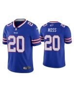 Men's Buffalo Bills #20 Zack Moss Blue Vapor Untouchable Limited Stitched Jersey