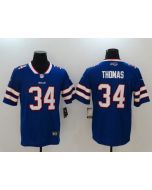 Men's Buffalo Bills #34 Thurman Thomas Blue Vapor Untouchable Limited Stitched NFL Jersey