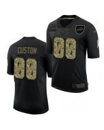 Men's Buffalo Bills Active Players Custom 2020 Black Salute To Service Limited Stitched Jersey