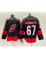 Men's Carolina Hurricanes #67 Max Pacioretty Black Stitched Jersey