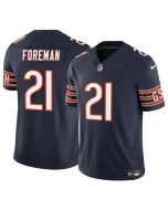 Men's Chicago Bears #21 D'Onta Foreman Navy 2023 F.U.S.E. Vapor Stitched Football Jersey