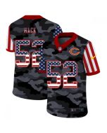 Men's Chicago Bears #52 Khalil Mack 2020 Camo USA Flag Limited Stitched Jersey