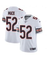 Men's Chicago Bears #52 Khalil Mack White Vapor Untouchable NFL Limited Stitched Jersey