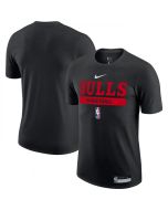 Men's Chicago Bulls Black 2022/23 Legend On-Court Practice Performance T-Shirt
