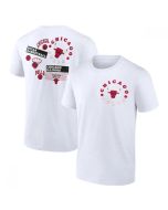 Men's Chicago Bulls White Basketball T-Shirt