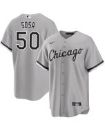 Men's Chicago White Sox #50 Lenyn Sosa Gray Home Official Player Jersey