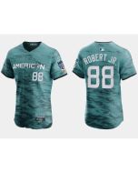 Men's Chicago White Sox #88 Luis Robert Jr. Teal 2023 All-star Flex Base Stitched Baseball Jersey