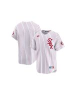 Men's Chicago White Sox White Throwback Cooperstown Jersey (White)