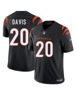 Men's Cincinnati Bengals #20 Tacario Davis Black 2026 NFL Draft Vapor F.U.S.E. Limited Jersey
