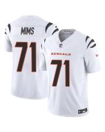 Men's Cincinnati Bengals #71 Amarius Mims White 2024 Draft F.U.S.E Vapor Untouchable Limited Stitched Jersey