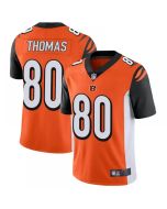 Men's Cincinnati Bengals #80 Mike Thomas Orange Vapor Untouchable Limited Stitched Jersey