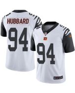 Men's Cincinnati Bengals #94 Sam Hubbard White Color Rush Stitched Jersey