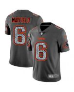 Men's Cleveland Browns #6 Baker Mayfield 2019 Gray Fashion Static Limited Stitched NFL Jersey