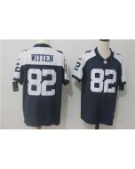 Men's Dallas Cowboys #82 Jason Witten Navy Blue Thanksgiving Stitched NFL Vapor Untouchable Limited Throwback Jersey
