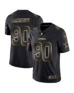 Men's Dallas Cowboys #90 Demarcus Lawrence 2019 Black Gold Edition Stitched NFL Jersey