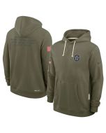 Men's Dallas Cowboys Olive 2025 Salute to Service Pullover Hoodie (Olive)