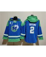 Men's Dallas Mavericks #2 Kyrie Irving Royal Ageless Must-Have Lace-Up Pullover Hoodie