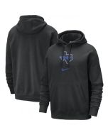 Men's Dallas Mavericks Black 2023/24 City Edition Essential Club Pullover Hoodie