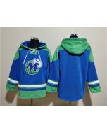 Men's Dallas Mavericks Blank Royal Ageless Must-Have Lace-Up Pullover Hoodie