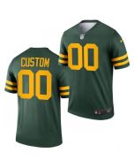 Men's Green Bay Packers ACTIVE PLAYER Custom 2021 Green Legend Stitched Jersey