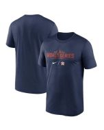 Men's Houston Astros 2021 Navy World Series Collection Dugout T-Shirt