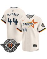 Men's Houston Astros #44 Yordan Alvarez Cream 2025 City Connect Limited Stitched Baseball Jersey (Cream)