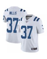 Men's Indianapolis Colts #37 Khari Willis White Vapor Untouchable Limited Stitched Jersey