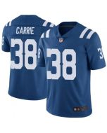 Men's Indianapolis Colts #38 T.J. Carrie Blue Vapor Untouchable Limited Stitched Jersey