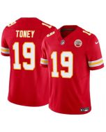 Men's Kansas City Chiefs #19 Kadarius Toney Red 2023 F.U.S.E. Vapor Untouchable Limited Stitched Jersey