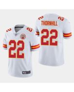 Men's Kansas City Chiefs #22 Juan Thornhill White Vapor Untouchable Limited Stitched NFL Jersey