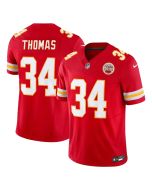 Men's Kansas City Chiefs #34 R Mason Thomas Red 2026 NFL Draft Vapor F.U.S.E. Limited Jersey