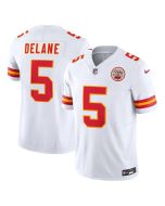 Men's Kansas City Chiefs #5 Mansoor Delane White 2026 NFL Draft Vapor F.U.S.E. Limited Jersey (White)