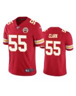 Men's Kansas City Chiefs #55 Frank Clark Red 2019 100th Season Vapor Untouchable Limited Stitched NFL Jersey